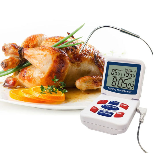 Wireless Meat Food Thermometer for Cooking Oven Grill BBQ Steak Turkey Smoker Kitchen Smart Digital Bluetooth Barbecue