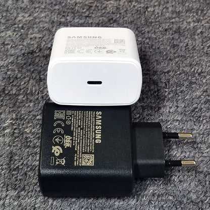 Samsung 45W PD Charger Super Fast Charging Adapter For Galaxy S24 S20 S21 S22 S23 Ultra Z Flip Fold 6 5 4 3 2 For iPhone 15 Pro