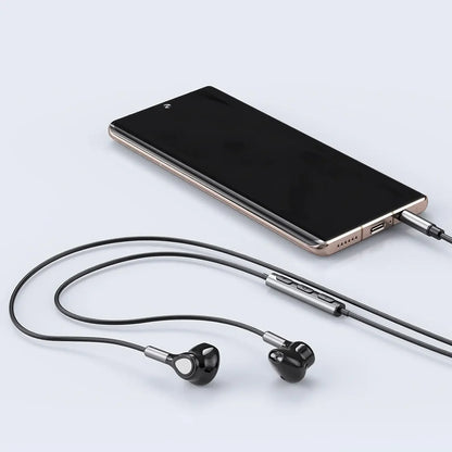 EARDECO 3.5mm Hifi Wired Earphone Earbuds in-Ear Wired Headphones Bass Earphones with Microphone for Clear Calls Noise Isolating