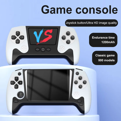 Retro Handheld Game Console 3.5inch LCD Screen Built-in 500 Games Gaming Console 1200mAh Portable Game Console for Kids Adults