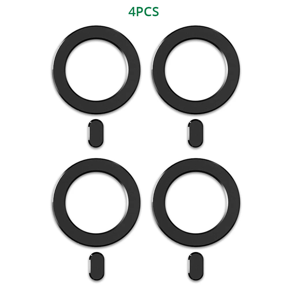 Bonola for Magnetic Ring Universal Sticker Support Wireless Charger for Car Holder Exclamation Mark 2 in 1 Magnet Ring