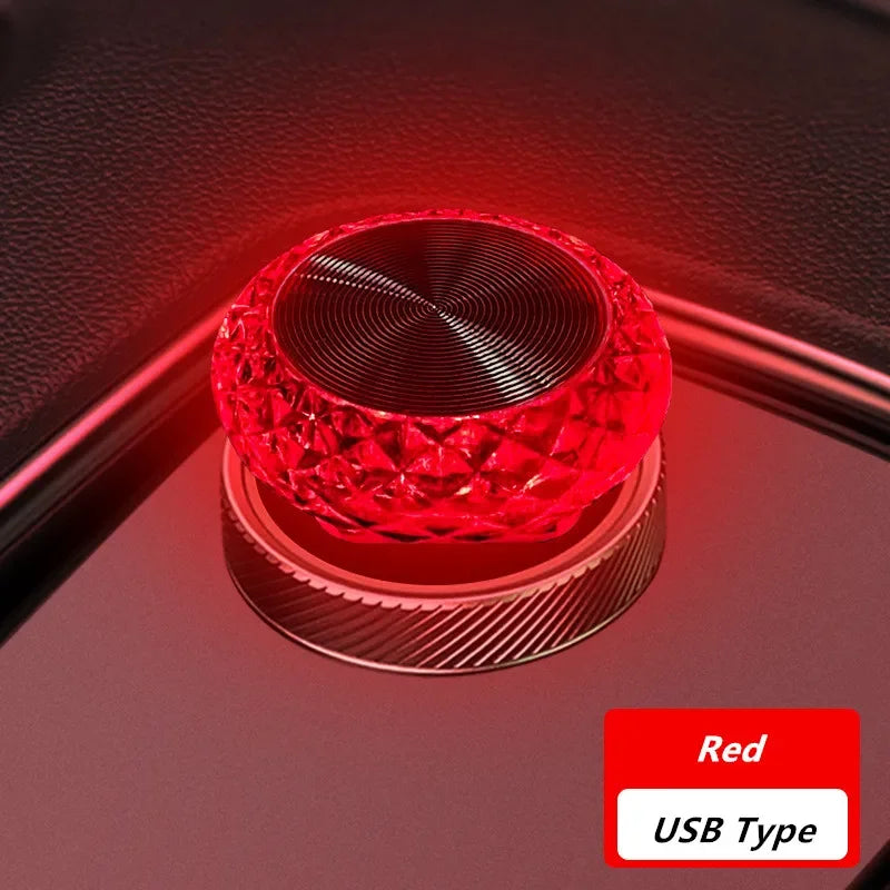 Car Mini USB LED Ambient Light Decoration Atmosphere Lamps Car nterior Environment Auto Computer Portable Lights Car Accessories