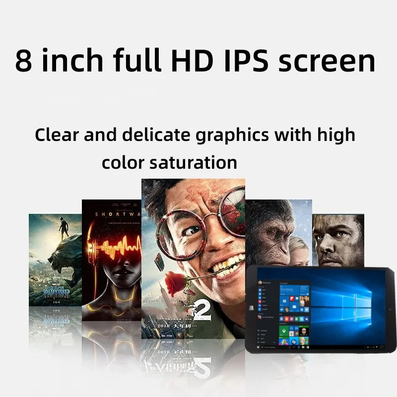8 INCH 32 Bit AR1 Windows 10 Pocket Tablet PC 2GB RAM 32GB ROM 1280*800 Pixel IPS Screen Dual Camera WIFI Quad Core
