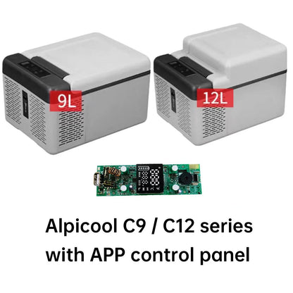 Alpicool Car Refrigerator Control Panel Small Freezer Portable Cooler for Home Use Vehicle Truck Cold Mini Fridge With Bluetooth