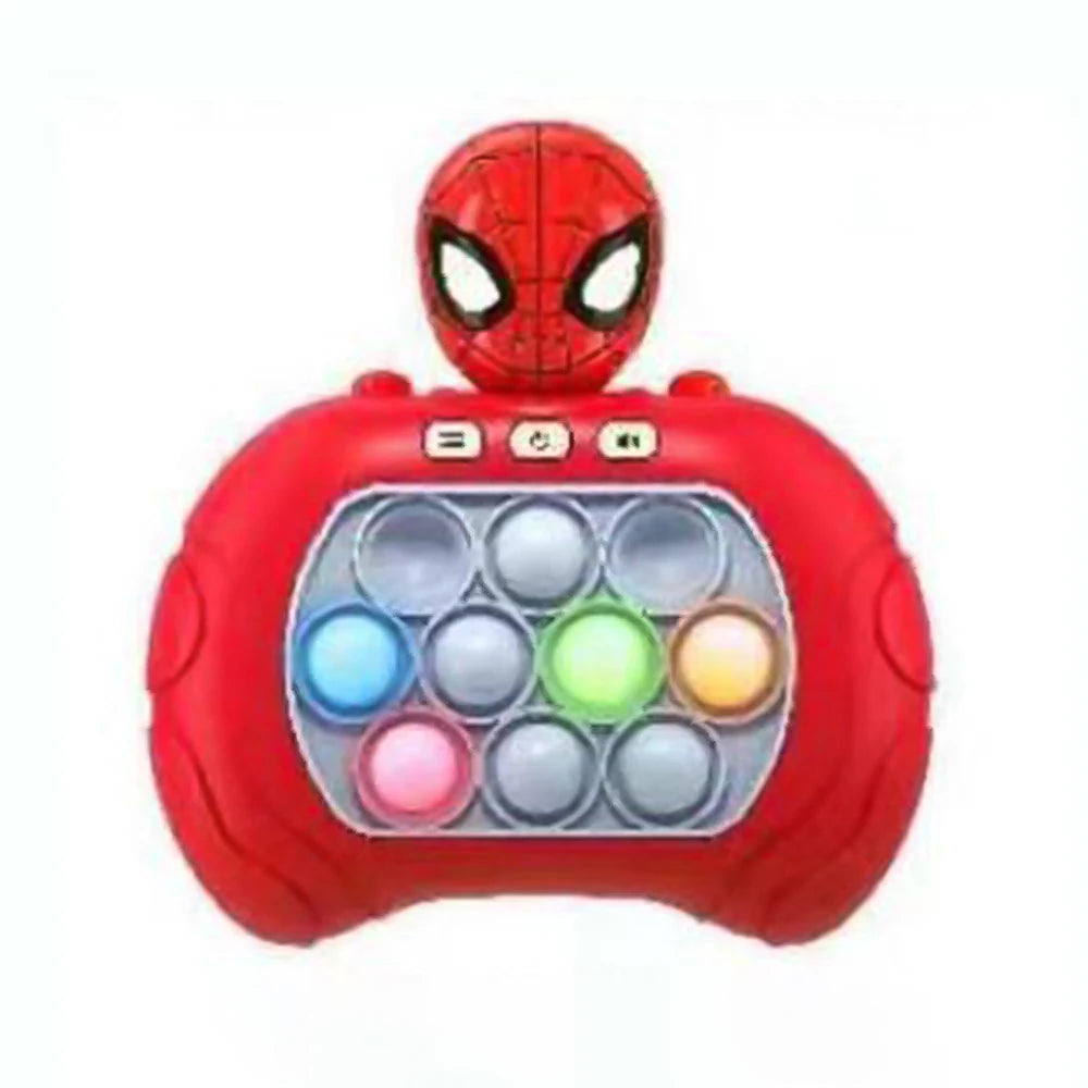 New Quick Push Game Fidget Bubble Electronic Game Light AntiStress Toys For Adult Kids Gift