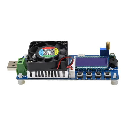 Gaqqee 25W 35W 4A/5A Electronic Load Current Voltage Power Tester USB Protection LCD HD Display Adjustable Resistance Unloader