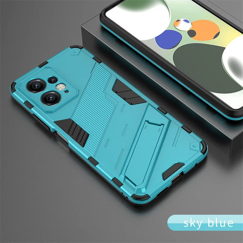 For Xiaomi Redmi Note 12 4G Case Armor Shockproof Kickstand Phone Case For Xiomi Redmi Note12 4g Car Magnetic Holder Back Cover