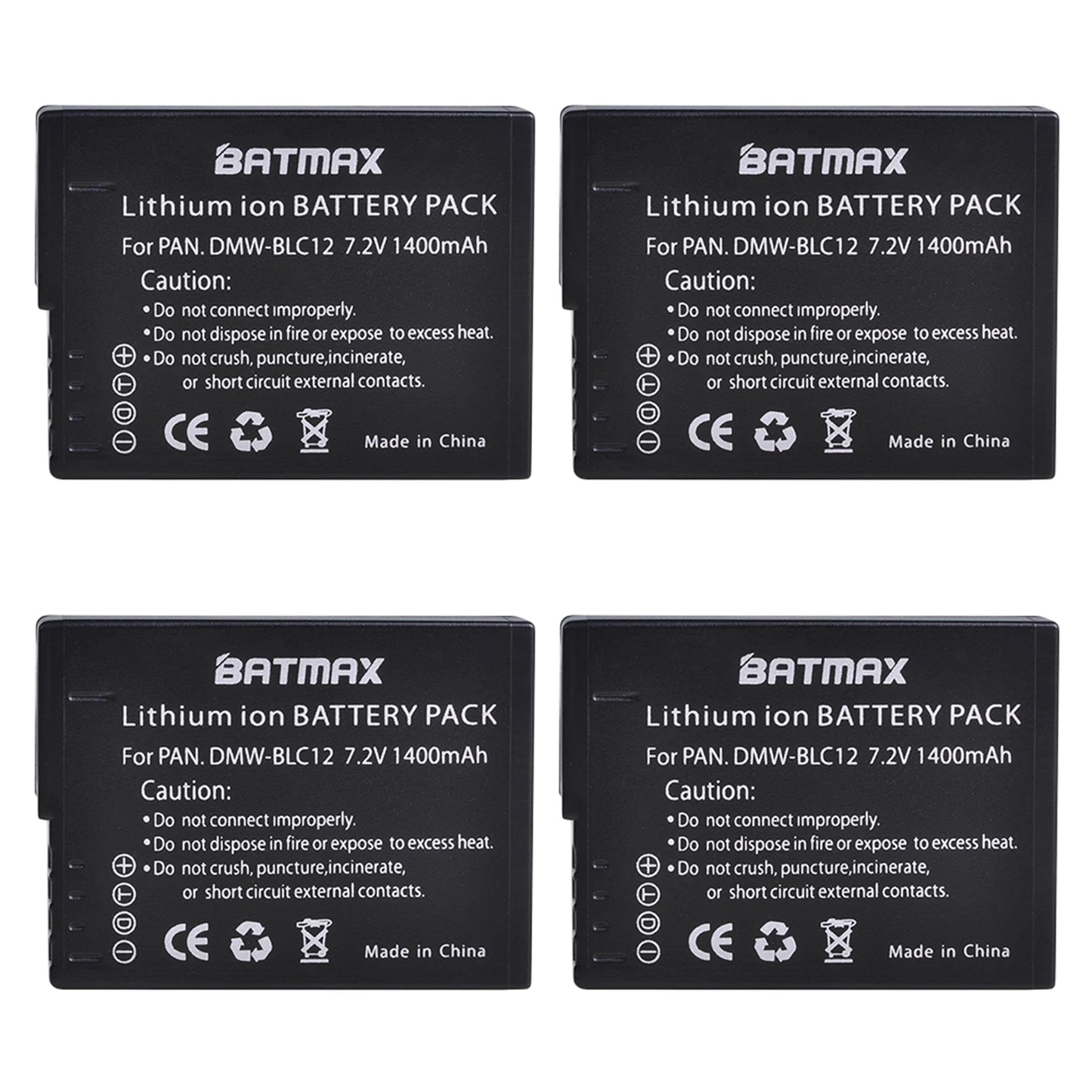2X DMW-BLC12 BLC12E DMW BLC12 Battery + LED USB Dual Charger Type C Port for Panasonic Lumix FZ1000 FZ200 FZ300 G5 G6 G7 GH2 GX8
