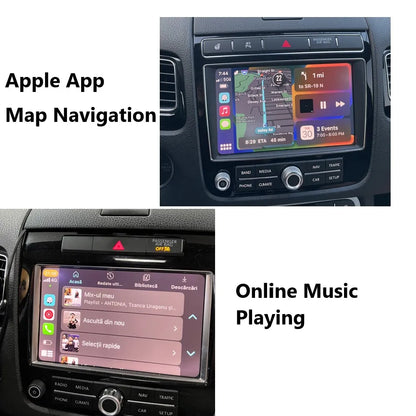 Wireless Carplay Android Auto Module For VW Volkswagen Touareg RNS850 2011-2019 Mirror Link AirPlay Box Recoder Car Accessories