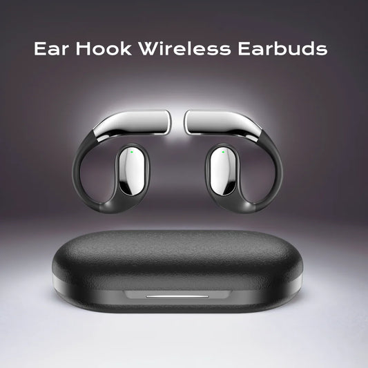 Ear Hook Wireless Earbuds ENC Noise Cancelling Bluetooth 5.4 Headphones Stereo Sound Sport Headset With Mic