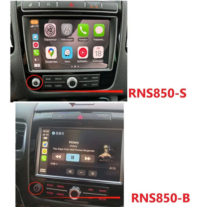 Wireless Carplay Android Auto Module For VW Volkswagen Touareg RNS850 2011-2019 Mirror Link AirPlay Box Recoder Car Accessories