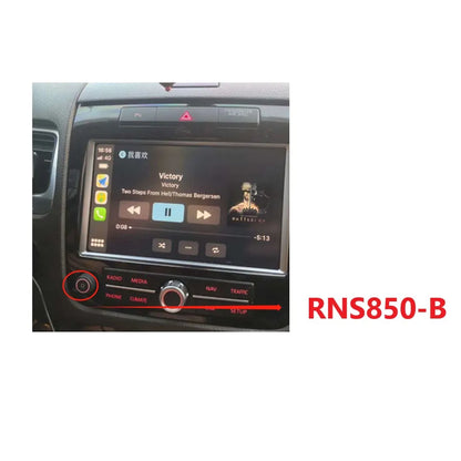 Wireless Carplay Android Auto Module For VW Volkswagen Touareg RNS850 2011-2019 Mirror Link AirPlay Box Recoder Car Accessories