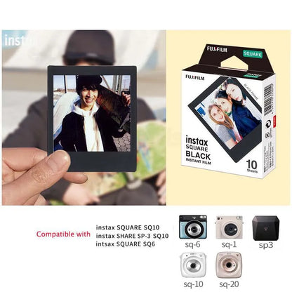 Fujifilm Instax Square Films White Edge Photo Paper For Instax SQ10 SQ40 SQ20 Instant Camera Share SP-3 Printer 10-100 Sheets