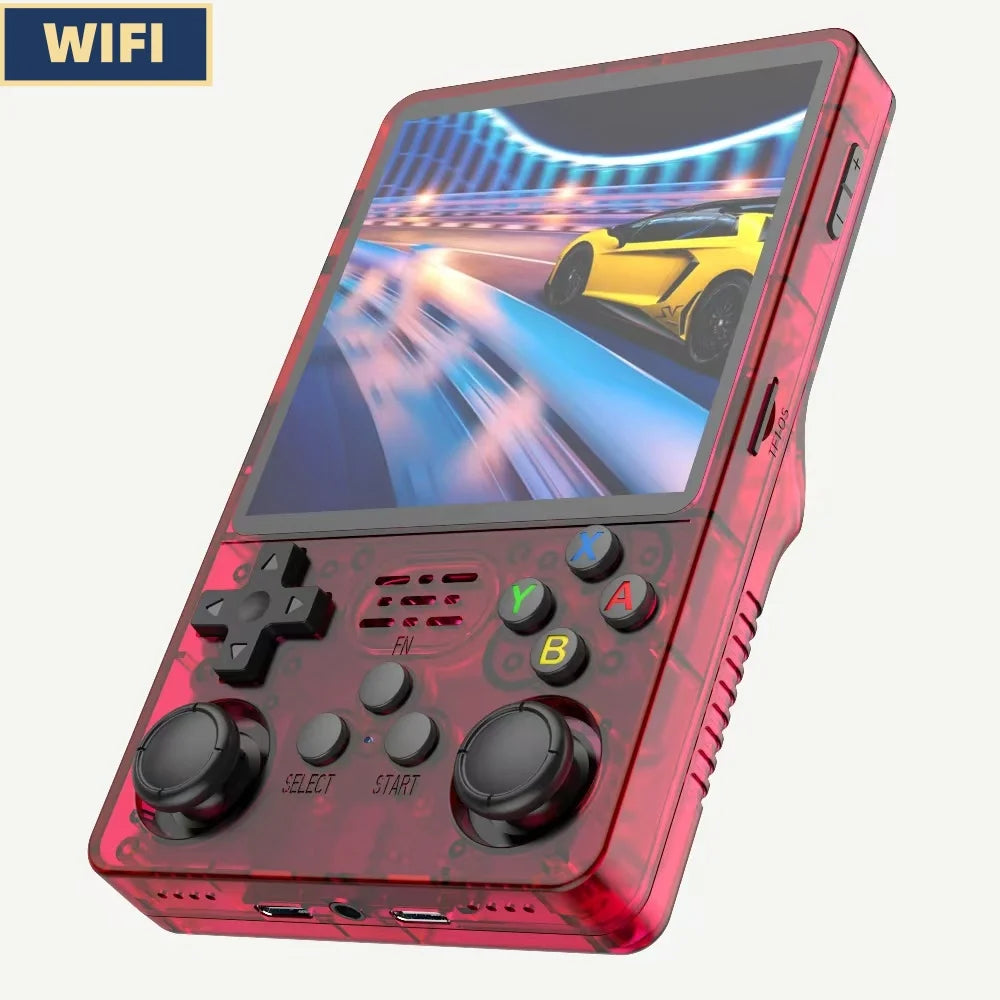 R36plus 4-Inch Large Screen Upgraded WiFi Retro Handheld Game Console Linux System Portable Pocket Video Player Games Kid Gift