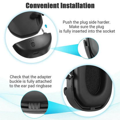 W1 Wire-controlled Headphone Bluetooth Adapter For WK Series Converter To Wireless Earmuffs Converter