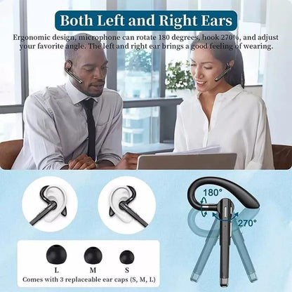 Yyk-520 2nd Generation Wireless Headset Business Ear-mounted Bluetooth-compatible 5.3 Hands-free Call Noise Reduction Headphones
