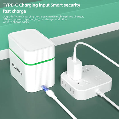 PUJIMAX 1.2V AA Battery Charging Compartment Intelligent Light Switch Fast Charging 8-slot Ni-MH Rechargeable Battery Charger