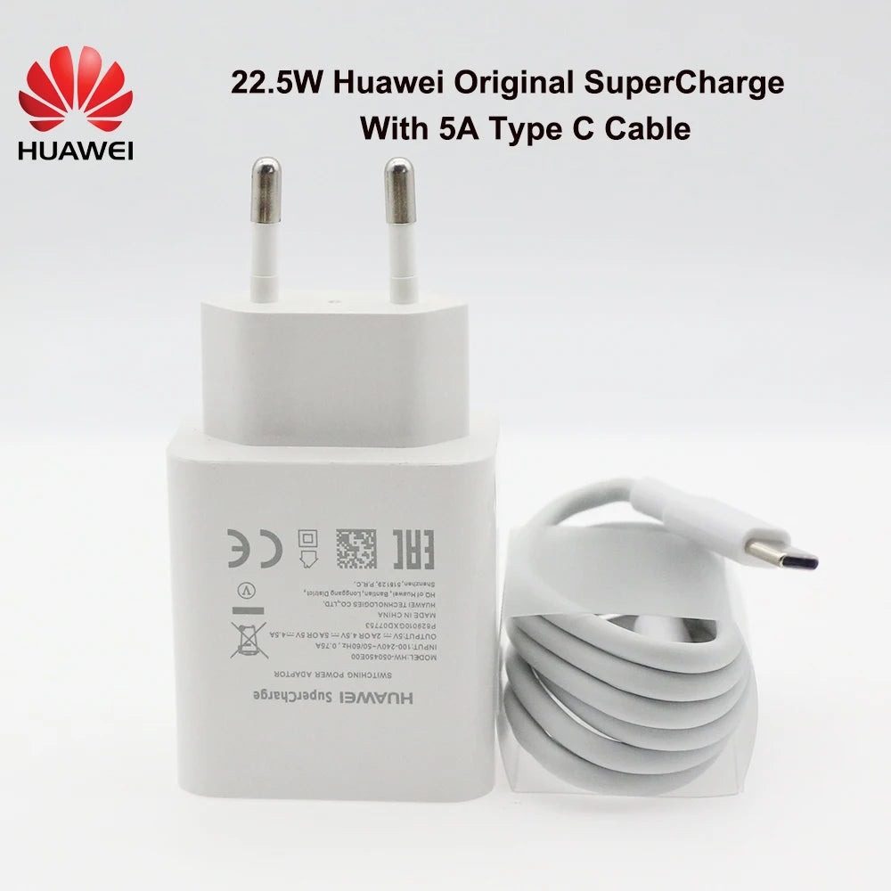 HUAWEI P30 Lite SuperCharge Fast Charger 5A Type C USB C Data Cable For P9 P10 P20 Plus Mate 9 10 20 Pro 20X Honor 10 20 V20 V10