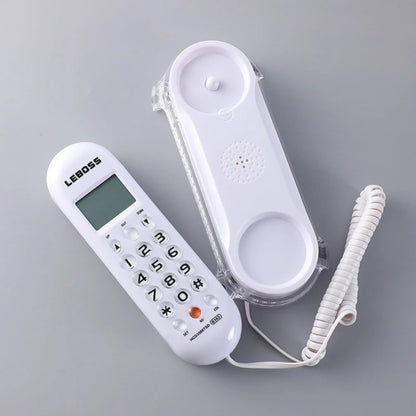 Crystal Base Mini Telephone Fixed Landline Phone B365 Small Wall mounted Phone