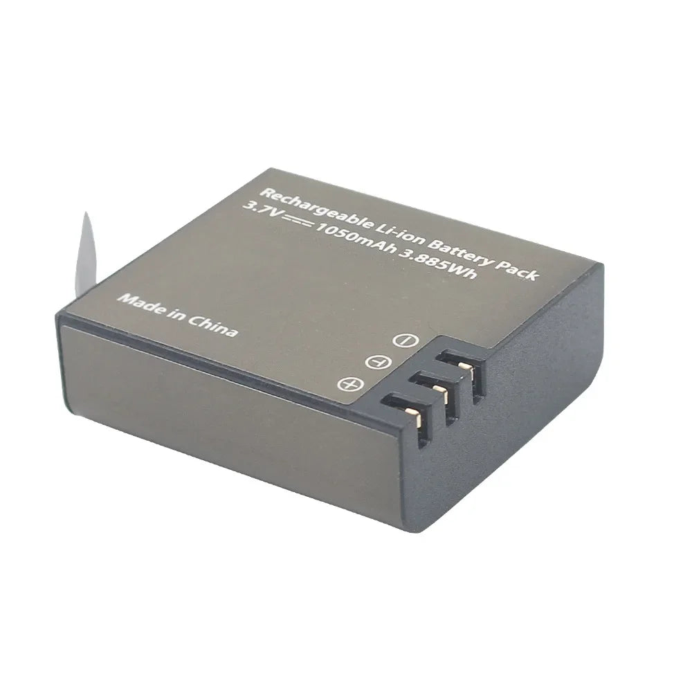 1050mAH PG1050 Battery + Dual Charger For EKEN H9 H9R H3R H8R H8PRO H8 For SJCAM SJ4000 SJ 4000 SJ5000 M10 6000 Camera Batteria