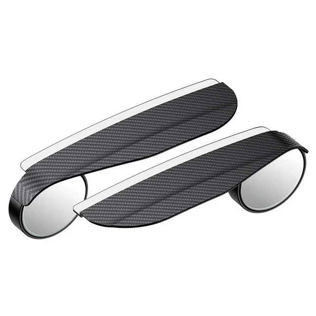 Car Rearview Mirror Rain Eyebrow Carbon Fiber Auto Side Mirrors Protector Blind Spot Mirror Visor Rain Shield Car Accessories