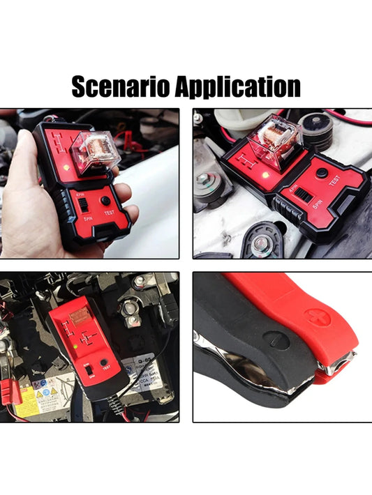 Automotive Relay Tester Voltage Tester Automotive Battery Inspector LED Indicator Universal 12V Automotive Electronic Relay Test