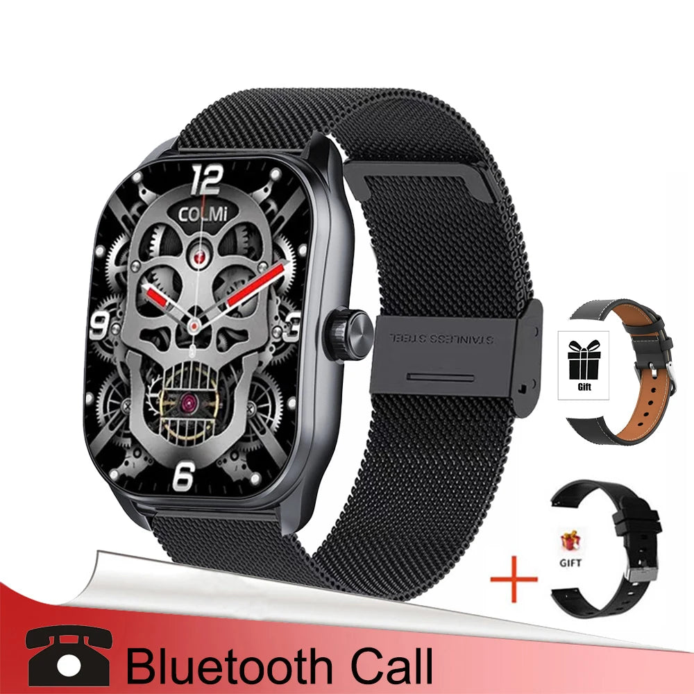 Style Curved Screen Smartwatches Men Ladies 2.01” HD 240*296 Bluetooth Call Alarm Clock Custom Photo Sports Watches Outside UXEX