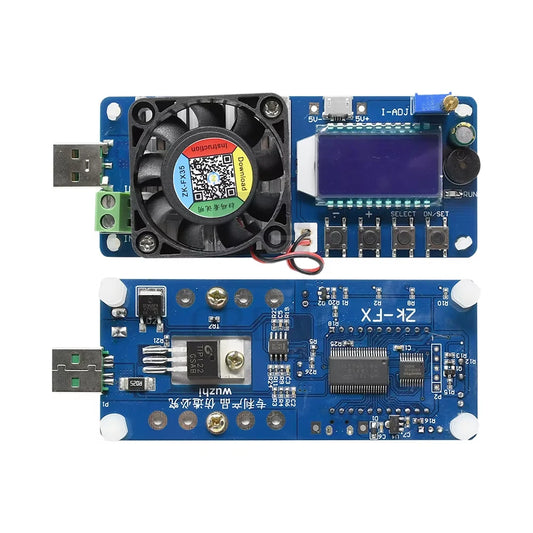 Gaqqee 25W 35W 4A/5A Electronic Load Current Voltage Power Tester USB Protection LCD HD Display Adjustable Resistance Unloader