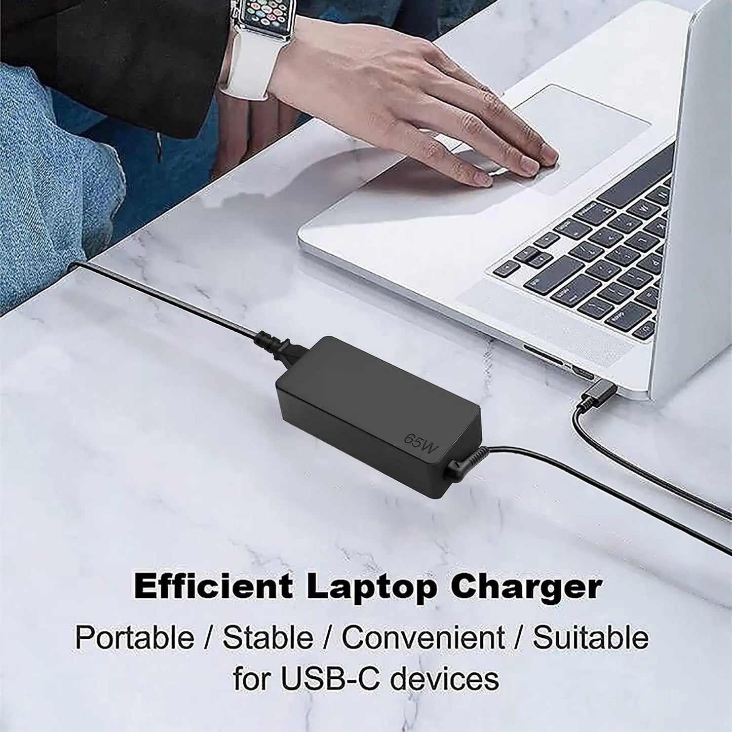65W USB-C Laptop Charger for Lenovo ThinkPad X13 T14 E15 L13 L14 Yoga T15 Gen 4 3 2,Lenovo Thinkbook 15 Gen 4 3 2 ACL IAP Laptop