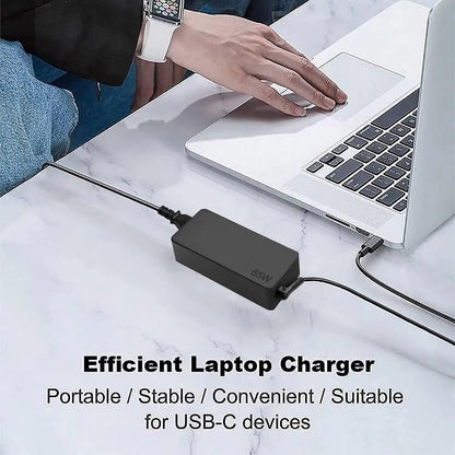 65W USB-C Laptop Charger for Lenovo ThinkPad X13 T14 E15 L13 L14 Yoga T15 Gen 4 3 2,Lenovo Thinkbook 15 Gen 4 3 2 ACL IAP Laptop