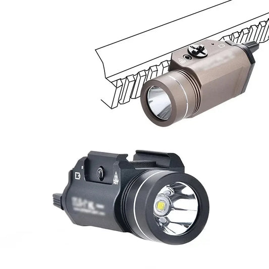 TR-1 Tactical Flshlight HL 800 Lumen LED Electronic Weapon Light Fit 20mm Rail Airsoft Weapon Hunting Flashlight