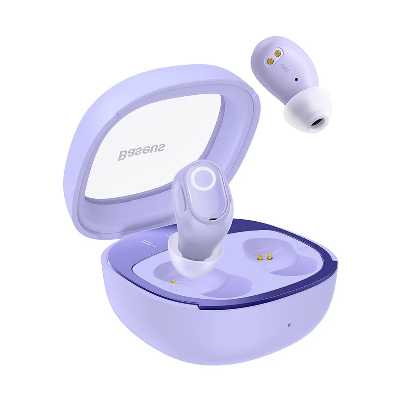 Baseus WM02 Plus Earbuds Wireless Bluetooth 5.3 Headphones LED Digital Display Earphones Touch Control headset Comfortable Wear