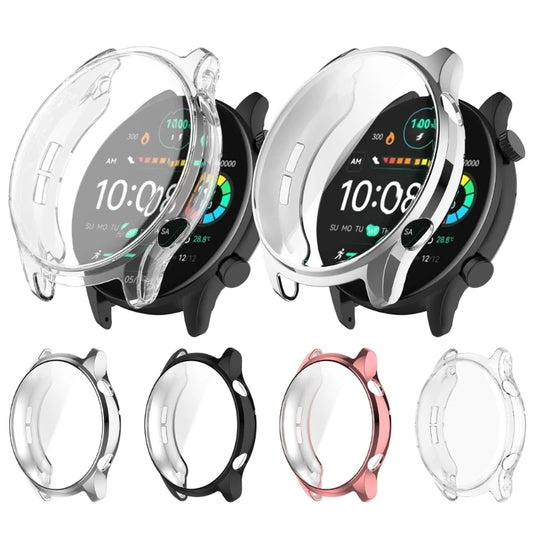 Screen Protector Protective Cover Soft TPU Case for HayLou RT3 Solar Plus LS16 Smartwatches Full Coverage Skin Repair Part
