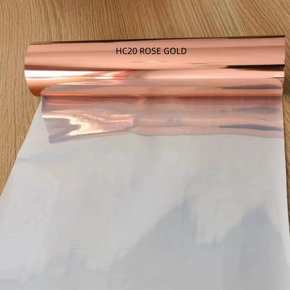 21cm x 120m Gold And Silver Laser Printer Holographic Hot Roll Stamp Toner Reactive Minc Foil