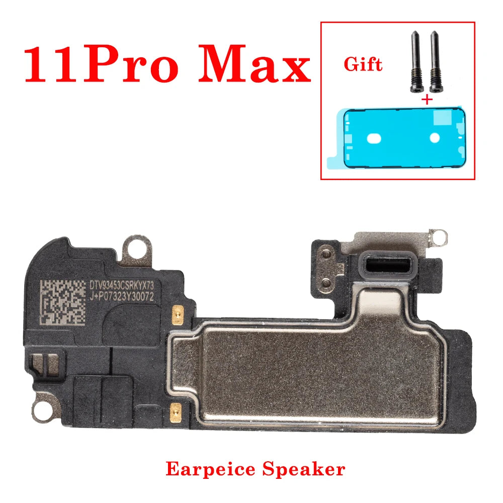 Earpiece Top Speaker Repair Part For iPhone X XR XS 11 12 13 14 Mini Pro Max Plus Ear Listening Speaker Ringer inner Flex Cable