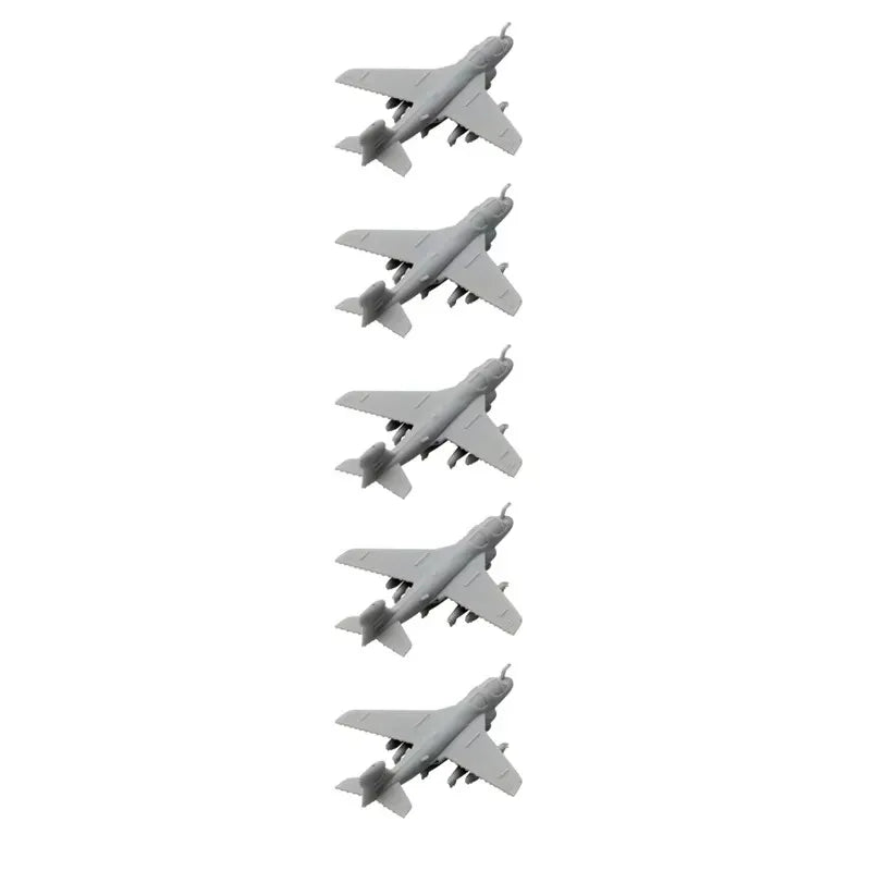 5PCS EA-6b Prowler Electronic Warfare Aircraft Length 26mm/45.5mm/52mm Electric Fighter Aeroplane for DIY Hobby Toys Display
