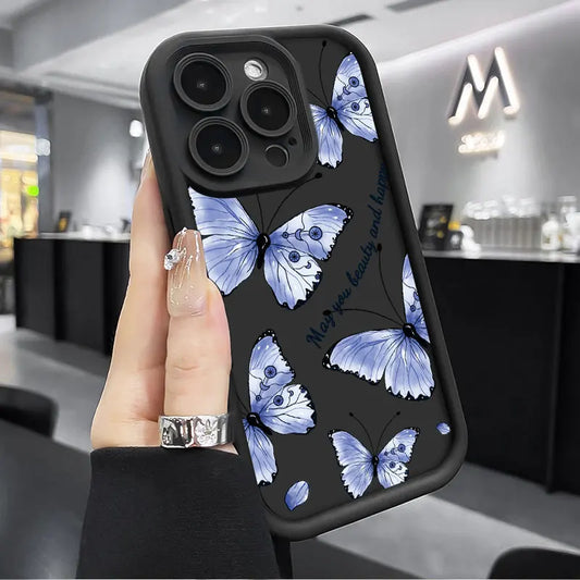 Case For Honor Magic7 Lite Magic5 Magic6 Lite Fashion Color Butterfly Phone Case Magic 5 6 7 Lite TPU Silicone Shockproof Cover