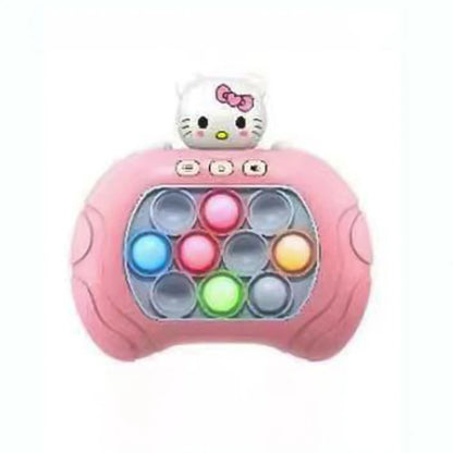 New Quick Push Game Fidget Bubble Electronic Game Light AntiStress Toys For Adult Kids Gift