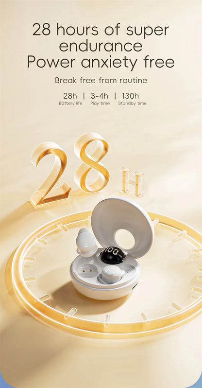 Ear Buds Sleep Headphone Sleep Earbuds for Side Sleepers Wireless Bluetooth 5.4 Mini Invisible Ultra-light Comfortable Earphones