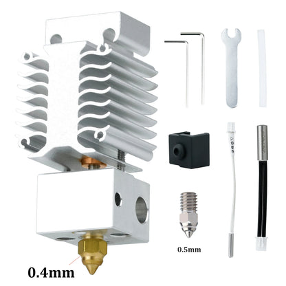 Hotend Update Kit Ender 3 V3 SE Heating Block Kit Bimetallic Throat High Temperature Print Head for Ender3 V3 Se 3D Printer