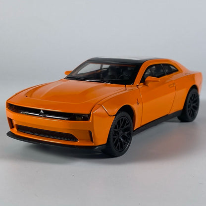 1:32 Dodge Charger Daytona SRT EV Hellcat Alloy Metal Diecasts Model Car Outdoor Collection Ornaments Home Decoration Adult Gift