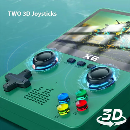 3.5 Inch X6  IPS Screen Handheld Game Players Dual Joystick 10000+ Game Retro Devices Portable Game Consoles