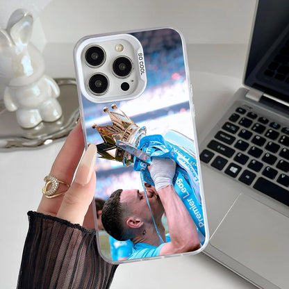 Epc Football Star Phil F-Foden-S Phone Case IMD Phone Case For IPhone 16 15 14 13 12 11 Pro Max Plus Color Silver Cover