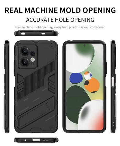 For Xiaomi Redmi Note 12 4G Case Armor Shockproof Kickstand Phone Case For Xiomi Redmi Note12 4g Car Magnetic Holder Back Cover