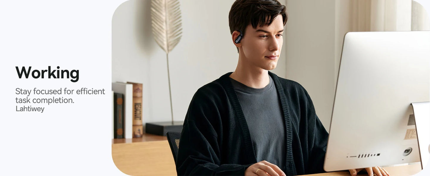 Ear Buds Wireless Earbuds 96hrs Playback Bluetooth Headphones IPX7 Waterproof Stereo Bass Over-Ear Earphones with Earhooks Mic