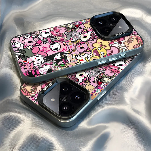 Epc Japan T-Tokidokis Phone Case IMD Phone Case For IPhone 16 15 14 13 12 11 Pro Max Plus Color Silver Cover