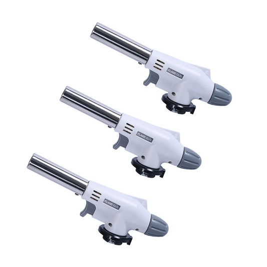 Gas Torch Flame Gun Cooking Soldering Butane Automatic Electronic Gas Welding burner Lighter Gas Welding Torch Gas Burner Flame