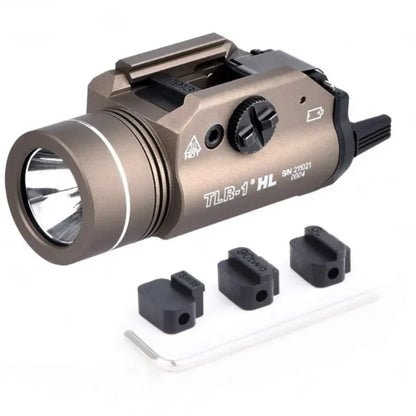 TR-1 Tactical Flshlight HL 800 Lumen LED Electronic Weapon Light Fit 20mm Rail Airsoft Weapon Hunting Flashlight