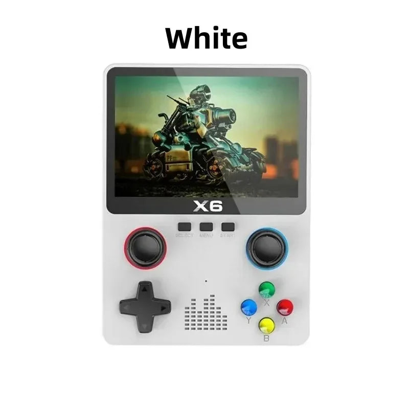 3.5 Inch X6  IPS Screen Handheld Game Players Dual Joystick 10000+ Game Retro Devices Portable Game Consoles