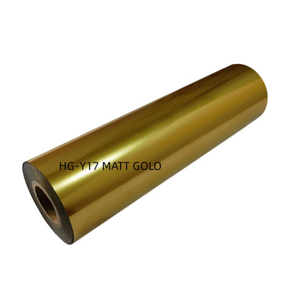 21cm x 120m Gold And Silver Laser Printer Holographic Hot Roll Stamp Toner Reactive Minc Foil